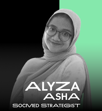 Alyza Asha as Socmed Strategist