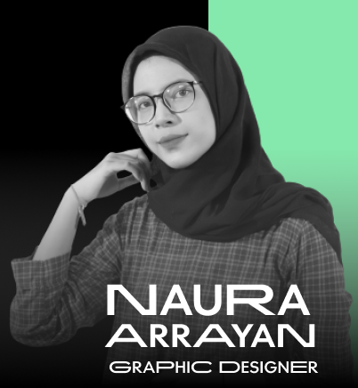 Naura Arrayan as Graphic Designer