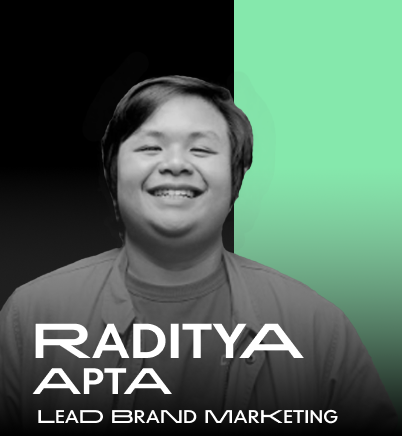 Raditya Apta as Lead Brand Marketing