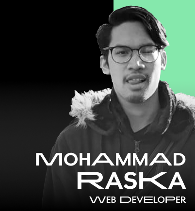 Mohammad Raska as Web Developer